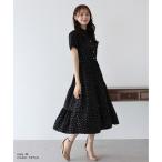 ブルーイースト BLUEEAST 【接触冷感】アソート柄ワンピース （レトロ花柄・ブラック）