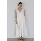 ボンジュールサガン BONJOUR SAGAN V neck volume flare one piece / Vネックボリュームフレアワンピース （