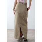 ボンジュールサガン BONJOUR SAGAN back slit I line long skirt / バックスリットIラインロングスカート （B