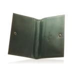 ブルーシンシア BLUE SINCERE 本革 薄型 通帳ケース カードケース / Primus - プリムス -（ディープグリーン）