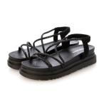 ブリジット バーキン Bridget Birkin ビジュークロスベルトサンダル (ブラック)