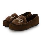 ショッピングバーキン ブリジット バーキン Bridget Birkin キラキラリボンムートンシューズ （オークスウェード）