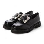 ブリジット バーキン Bridget Birkin スクエアビジューローファー （ブラック）