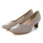 ブリジット バーキン Bridget Birkin Vカットベーシックパンプス （ライトグレー）