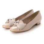 ブリジット バーキン Bridget Birkin リボンローファーパンプス （ベージュエナメル）