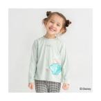 ブランシェス branshes 【DisneyCollection/ディズニーコレクション】ポシェット風長袖Tシャツ （ライトグリーン）