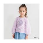 ブランシェス branshes 【DisneyCollection/ディズニーコレクション】袖チュール長袖Tシャツ （ラベンダー）