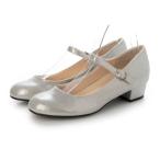 バイアシナガオジサン by あしながおじさん ストラップパンプス （シルバー）