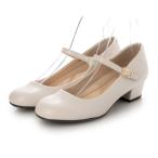 バイアシナガオジサン by あしながおじさん ストラップパンプス （アイボリー）