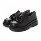 バイアシナガオジサン by あしながおじさん キルトタッセルローファー （ブラック）