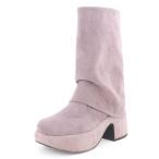 バイアシナガオジサン by あしながおじさん 厚底おでこカバーブーツ （ピンクベージュ）