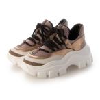 バイアシナガオジサン by あしながおじさん 厚底クッションスニーカー （ピンクベージュ）