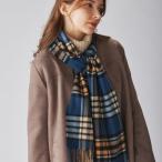 カシュミー Cashmee タータンチェックウェーブ カシミヤ マフラー カシミア100％ （ジェイブルーグリフィス）