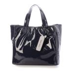 ショッピングエナメルバッグ カシュカシュ cache cache ソフトエナメルスクエア手提げトートS （DNV）