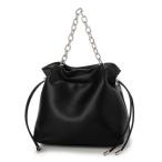 カシュカシュ cache cache スクエア巾着2wayショルダー (BK)