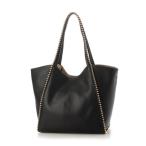 ＜ロングセラー＞【映画・テレビ ドラマ着用アイテム】カシュカシュ cache cache ボールチェーン2wayトートバッグ （BK）