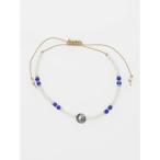 [ коричневый i - ne] бисер & Conti .MEN'S ножной браслет белый 