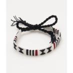 [ коричневый i - ne] Africa n* талон te рисунок MEN'S ножной браслет белый 