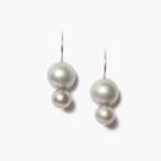 チャンルー CHAN LUU フィービー ドロップ シルバー ピアス ES-5611 （GREY PEARL）