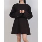 クラネ CLANE TENCEL MINI FLARE ONEPIECE （BR