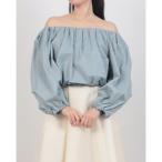 クラネ CLANE VOLUME SLEEVE CROPPED BLOUSE （