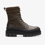 ショッピングクラークス クラークス Clarks Orianna2 Hike / オリアンナ2ハイク （ダークオリーブレザー）