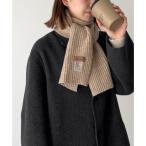 キャナルジーン CANAL JEAN El mar カシミアタッチリブマフラー （ベージュ）