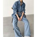 ショッピングウエスタン キャナルジーン CANAL JEAN El mar デニムウエスタンシャツ （インディゴ）