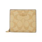コーチ COACH COACH コーチ アウトレット 2つ折り財布 C3309 IMNLJ （ライトカーキ/ライトサドル）