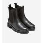 ショッピングブーティー コール ハーン COLE HAAN リンドン ウォータープルーフ チェルシー ブーティー womens （ブラック レザー ウォータープルーフ）