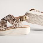 コール ハーン COLE HAAN オリジナルグランド プラットフォーム サンダル womens (サンダラー スネーク プリント / アイボリー)