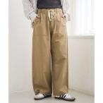 ショッピングPT コーエン coen ドレープコットン イージーベイカーPT （BEIGE）