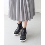 ショッピングニットブーツ コカ COCA フロントファスナーニットブーツ （BL）