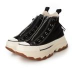 コンバース CONVERSE レディース スニーカー 厚底 ハイカット ALL STAR TREKWAVE CENTERZIP HI （ブラック）
