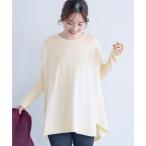 ショッピングcoca コカ coca クルーネックニットチュニック （Ivory）