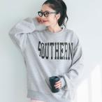 コカ coca ポリエステルコットン裏起毛アソートカレッジスウェット （Gray）