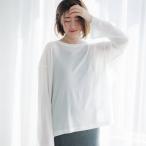 コカ coca シアージョーゼットオーバーTシャツ (White)