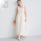 コカ coca 撥水ナイロンワッシャーサイドラインドレス (White)