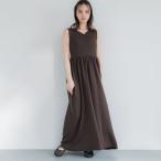 コカ coca Vネックニットドレス (Brown)