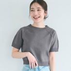 コカ coca 半袖クルーネックニット (Gray)