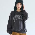 コカ coca Tースウェット ワッペンビッグシルエット （Charcoal）