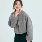 コカ coca カーリーボアブルゾン （Gray）