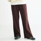  Coca coca гладкий ребра брюки (Brown)