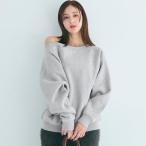 コカ coca 裏起毛 オフショルダースウェット （Gray）