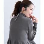 ショッピングcoca コカ coca ボトルネックバックパールニット （Charcoal）