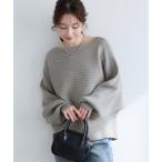 ショッピングcoca コカ coca 太リブボートネックドルマンニット （Gray）