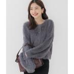 ショッピングcoca コカ coca クルーネックシャギーニットカーディガン （Charcoal）