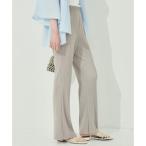  Coca coca стрейч плиссировать легкий flare pants (Greige)