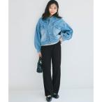 コカ coca ジョーゼットリブパンツ （Black）