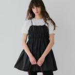 コカ coca パリフワギャザーキャミチュニック (Black)